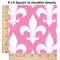 Fleur De Lis 6x6 Swatch of Fabric