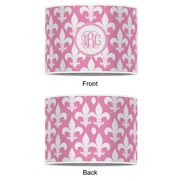 Fleur De Lis 8" Drum Lampshade - APPROVAL (Poly Film)