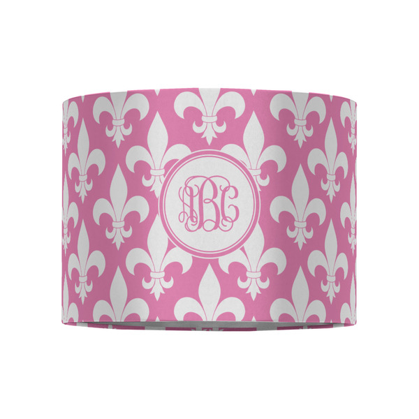 Fleur De Lis 8" Drum Lampshade - FRONT (Fabric)