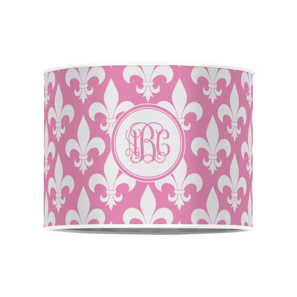 Fleur De Lis 8" Drum Lampshade - FRONT (Poly Film)