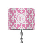 Fleur De Lis 8" Drum Lamp Shade - Fabric (Personalized)
