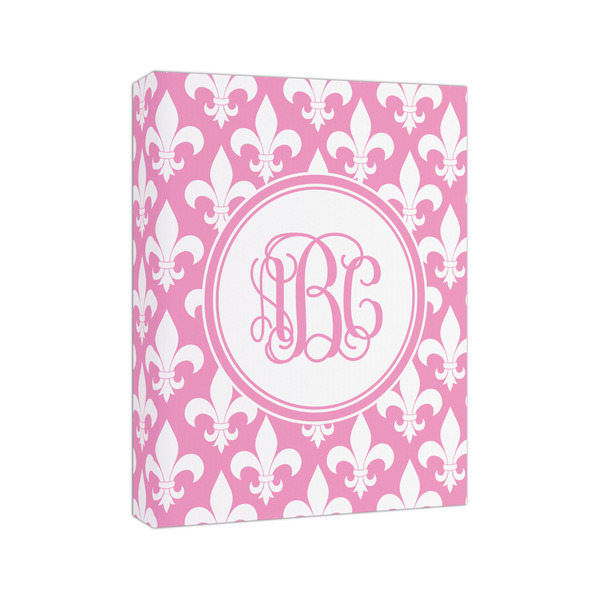 Fleur De Lis 8x10 - Canvas Print - Angled View