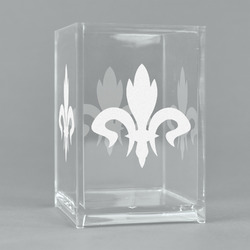 Fleur De Lis Acrylic Pen Holder