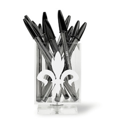 Fleur De Lis Acrylic Pen Holder (Personalized)