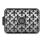 Fleur De Lis Aluminum Baking Pan with Black Lid (Personalized)