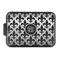 Fleur De Lis Aluminum Baking Pan with Black Lid (Personalized)