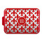 Fleur De Lis Aluminum Baking Pan with Red Lid (Personalized)