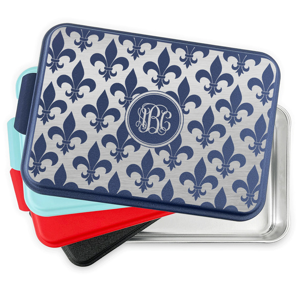 Fleur De Lis Aluminum Cake Pan with Lid - PARENT/MAIN