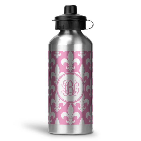 Custom Fleur De Lis Water Bottle - Aluminum - 20 oz (Personalized)