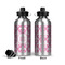 Fleur De Lis Aluminum Water Bottle - Front and Back