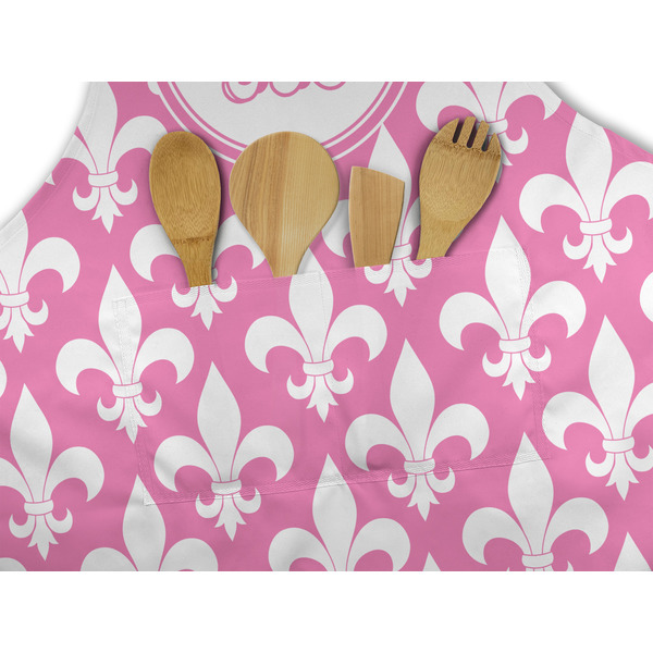 Fleur De Lis Apron - Pocket Detail with Props