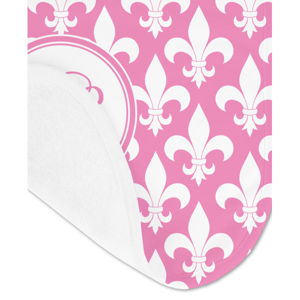 Fleur De Lis Baby Bib - AFT detail