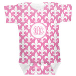 Fleur De Lis Baby Bodysuit 0-3 w/ Monogram