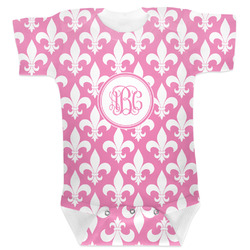 Fleur De Lis Baby Bodysuit 6-12 w/ Monogram