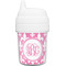 Pink Fleur De Lis Baby Sippy Cup (Personalized)