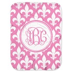 Fleur De Lis Baby Swaddling Blanket (Personalized)