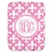 Fleur De Lis Baby Swaddling Blanket (Personalized)