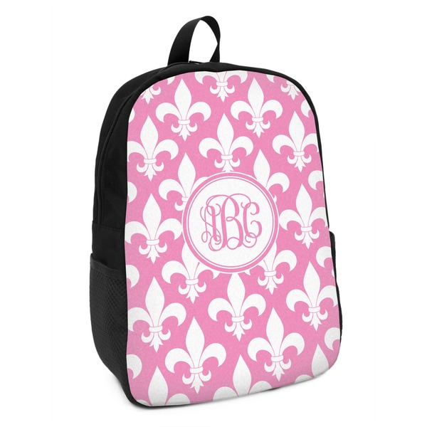 Custom Fleur De Lis Kids Backpack (Personalized)
