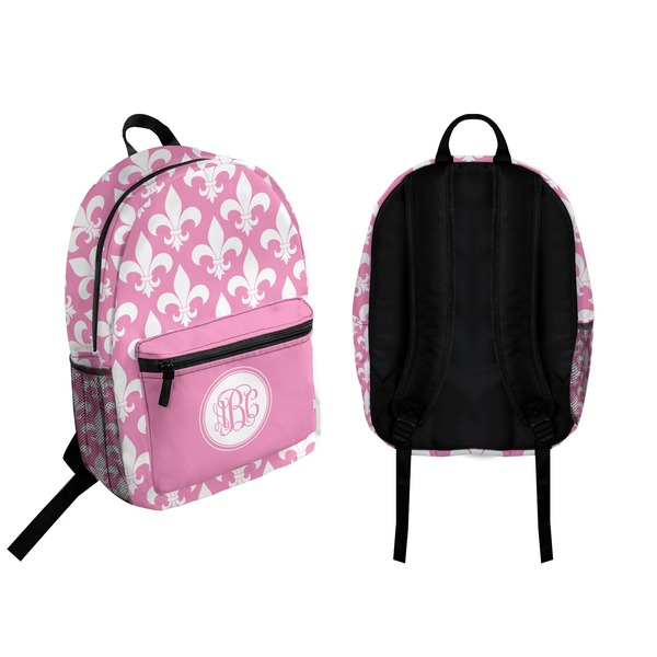 Fleur De Lis Backpack front and back - Apvl