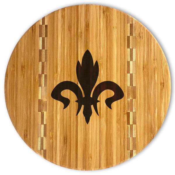 Custom Fleur De Lis Bamboo Cutting Board