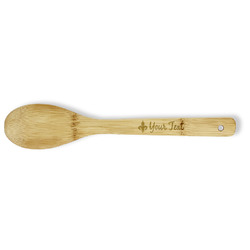 Fleur De Lis Bamboo Spoon - Single Sided (Personalized)