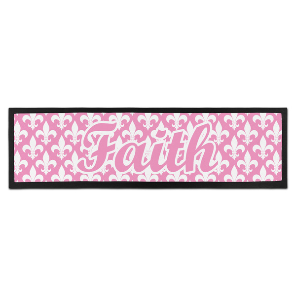 Custom Fleur De Lis Bar Mat - Large (Personalized)