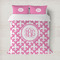 Fleur De Lis Duvet Cover Set - Full / Queen (Personalized)