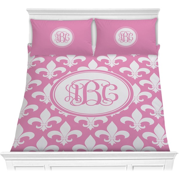 Custom Fleur De Lis Comforter Set - Full / Queen (Personalized)
