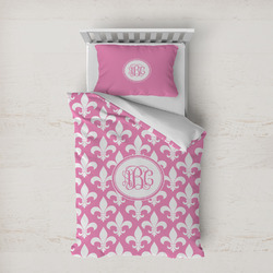 Fleur De Lis Duvet Cover Set - Twin XL (Personalized)