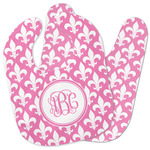 Fleur De Lis Baby Bib w/ Monogram