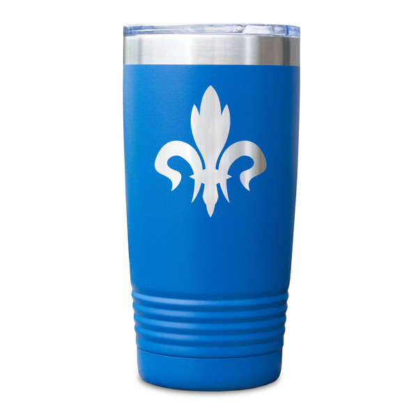 Fleur De Lis Blue Polar Camel Tumbler - 20oz - Single Sided - Approval
