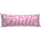 Pink Fleur De Lis Custom Body Pillow