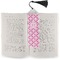 Fleur De Lis Bookmark with tassel - In book