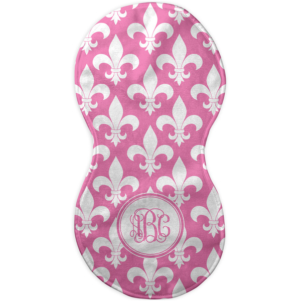 Fleur De Lis Burp Peanut Shaped Flat