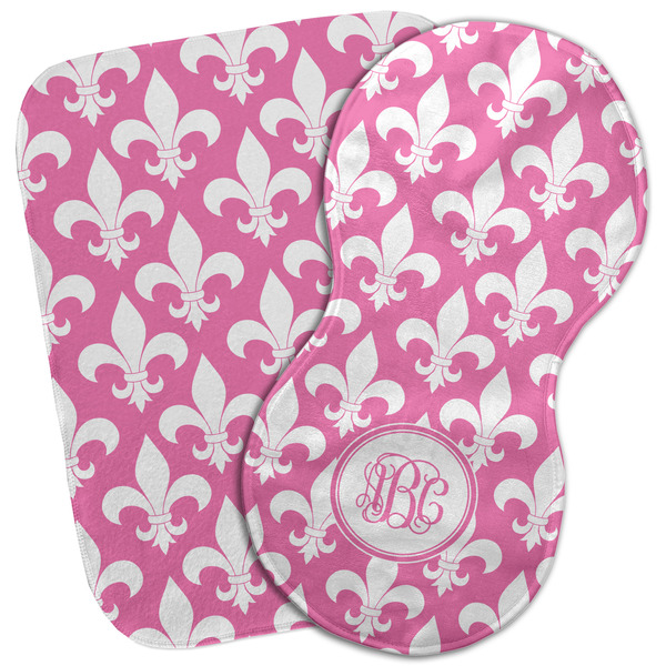 Custom Fleur De Lis Burp Cloth (Personalized)