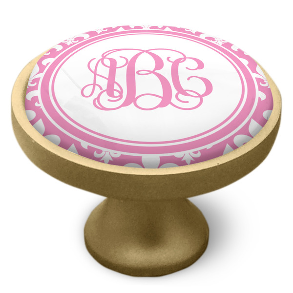 Fleur De Lis Cabinet Knob - Gold - Side