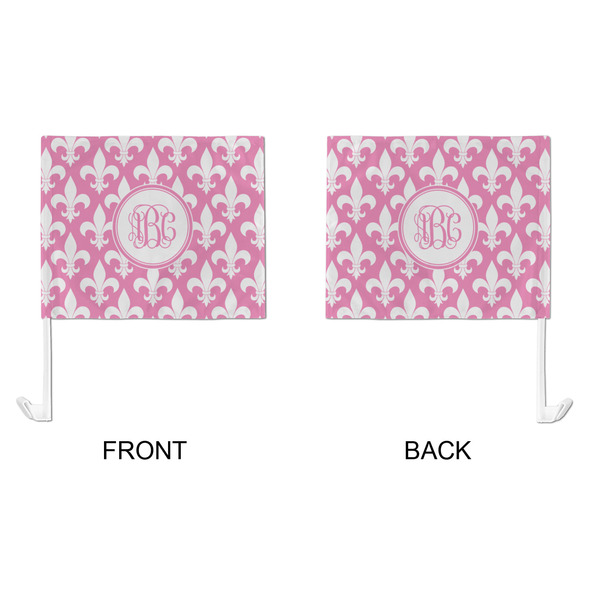 Fleur De Lis Car Flag - Large - APPROVAL