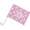 Fleur De Lis Car Flag - Small w/ Monogram