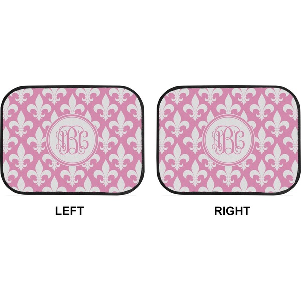 Fleur De Lis Car Floor Mats (Back Seat) (Approval)