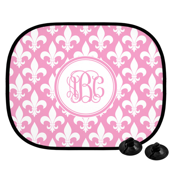 Custom Fleur De Lis Car Side Window Sun Shade (Personalized)