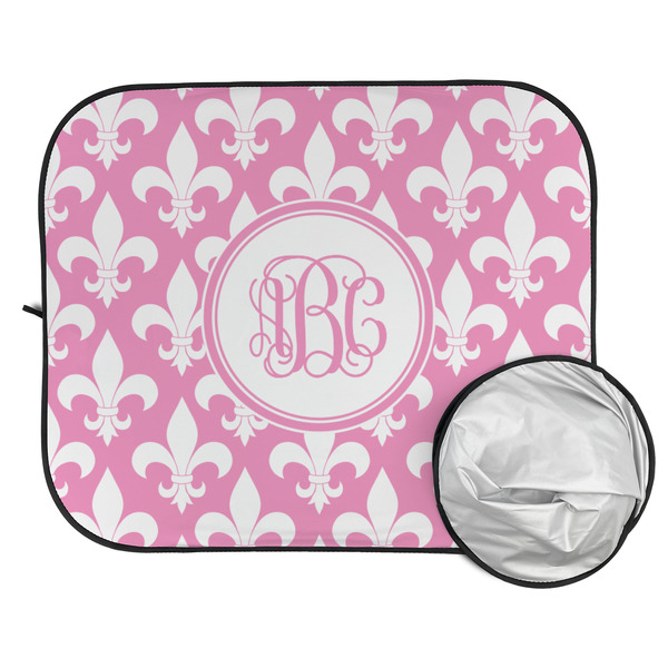 Fleur De Lis Car Sun Shades - FOLDED & UNFOLDED