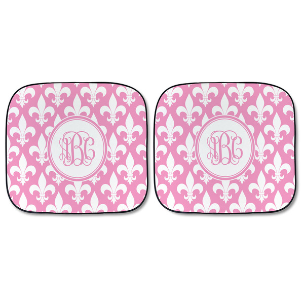 Fleur De Lis Car Sun Shades - FRONT