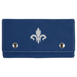 Fleur De Lis Cards & Dice Set - Navy Blue
