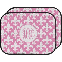 Fleur De Lis Car Floor Mats (Back Seat) (Personalized)
