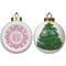 Fleur De Lis Ceramic Christmas Ornament - X-Mas Tree (APPROVAL)