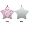 Fleur De Lis Ceramic Flat Ornament - Star Front & Back (APPROVAL)