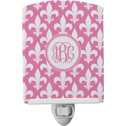 Fleur De Lis Ceramic Night Light (Personalized)