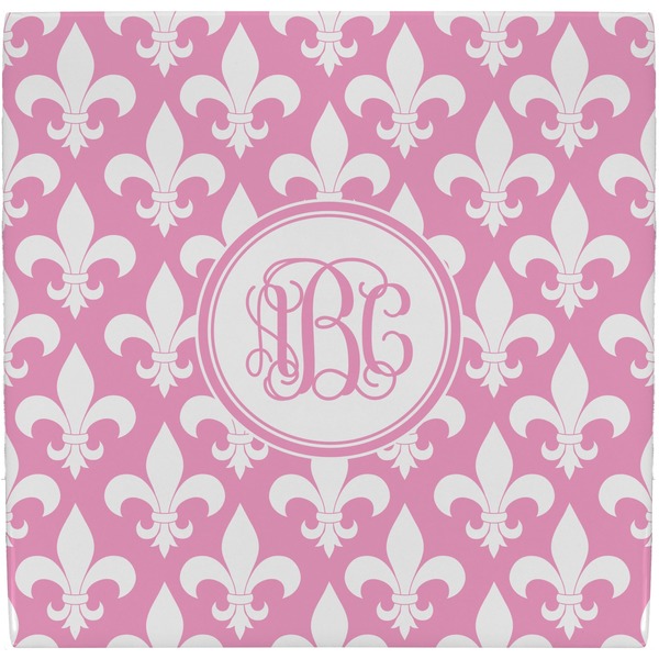 Custom Fleur De Lis Ceramic Tile Hot Pad (Personalized)