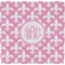 Pink Fleur De Lis Ceramic Tile Hot Pad