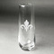 Fleur De Lis Champagne Flute - Stemless Engraved